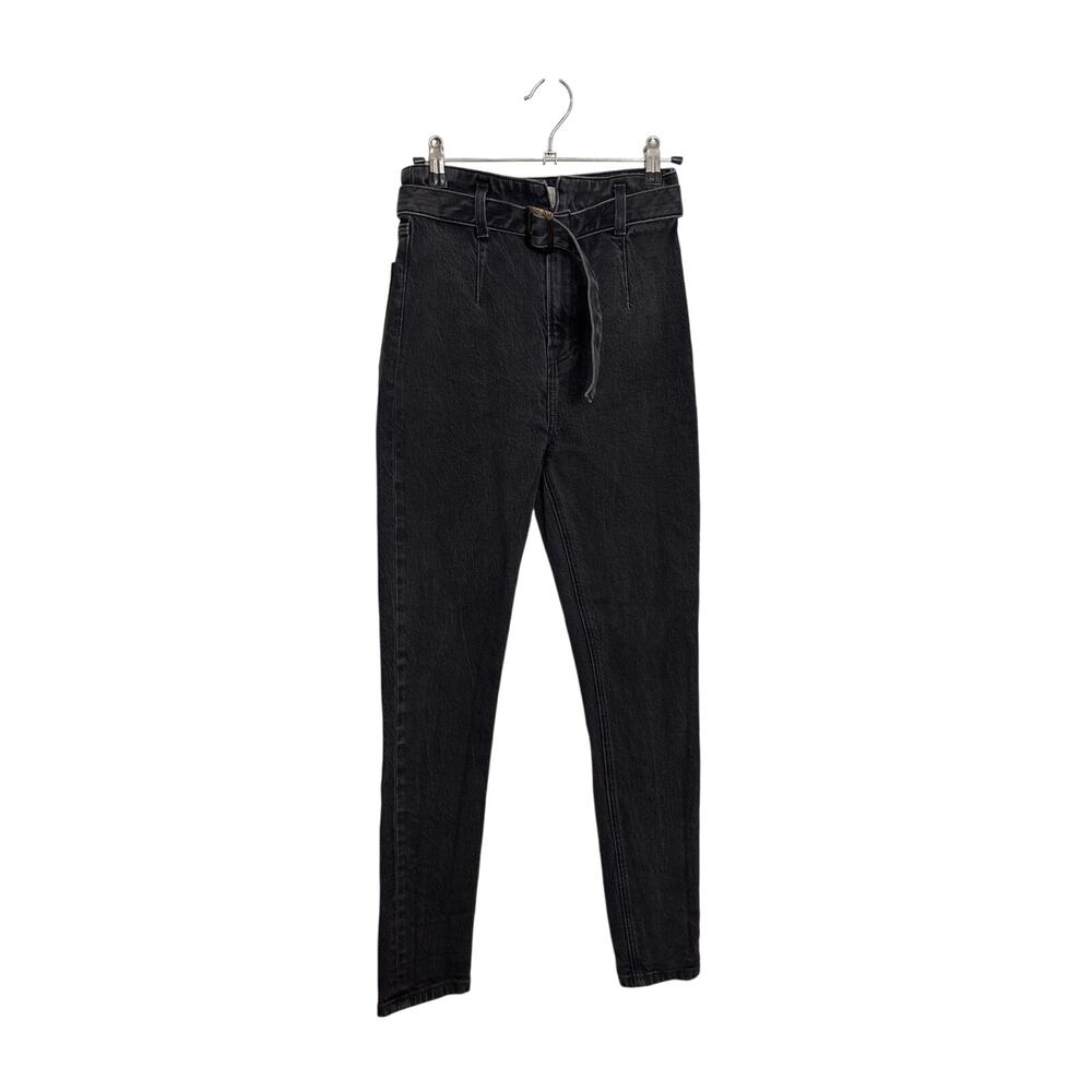 Reformation Jeans Womens 25 Black Kayo High Skinny Erie Wash Made in USA
